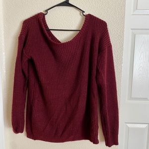 Off the shoulder sweater